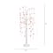 4ft. Pre-Lit Artificial Valentine's Day Willow Tree with 48 Heart Shaped LED Lights
